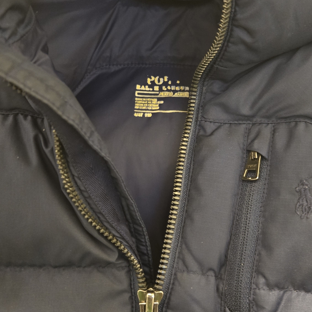 Polo by Ralph Lauren Dark Blue Kids Puffer Jacket. Washed, Great Condition - Picture 3 of 4